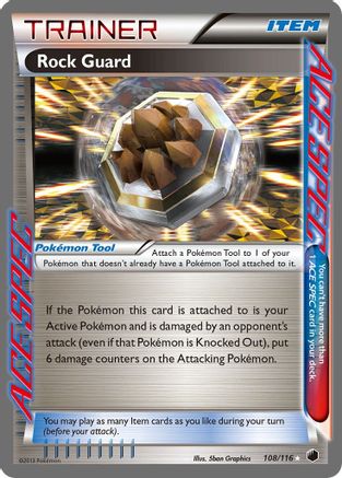 Rock Guard  - Holofoil - Rare Ace