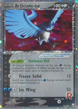 Rocket's Articuno ex  - Holofoil - Ultra Rare
