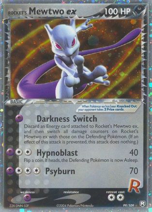 Rocket's Mewtwo ex  - Holofoil - Ultra Rare