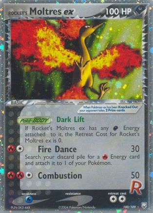 Rocket's Moltres ex  - Holofoil - Ultra Rare