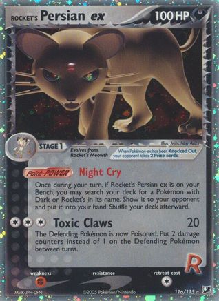 Rocket's Persian ex  - Holofoil - Secret Rare