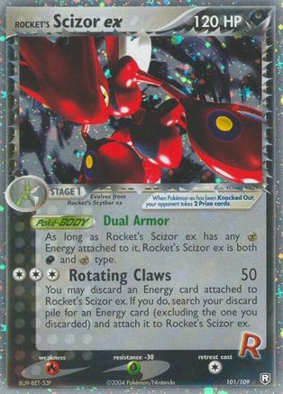 Rocket's Scizor ex  - Holofoil - Ultra Rare