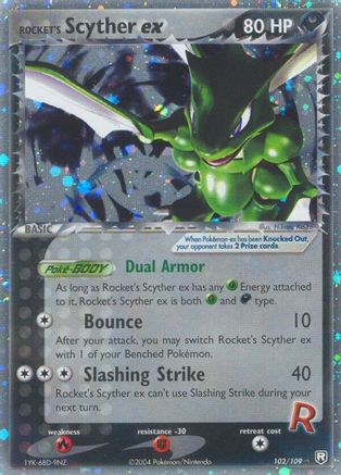 Rocket's Scyther ex  - Holofoil - Ultra Rare