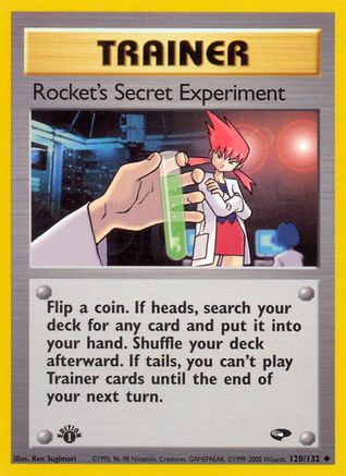 Expérience secrète de Rocket (120/132) [Gym Challenge 1ère édition] 
