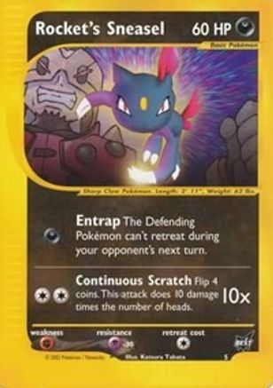 Rocket's Sneasel - 5  - Promo