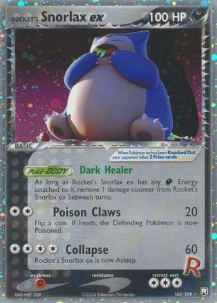 Rocket's Snorlax ex  - Holofoil - Ultra Rare