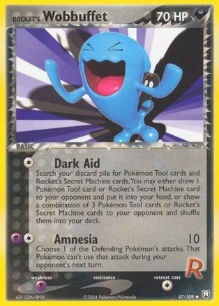 Rocket's Wobbuffet 047/109  - Uncommon