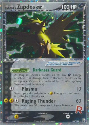 Rocket's Zapdos ex  - Ultra Rare