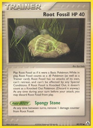 Root Fossil  - Reverse Holofoil - Common