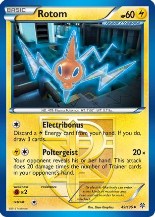 Rotom (Team Plasma) 049  - Uncommon