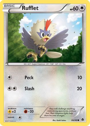 Rufflet (86)  - Common