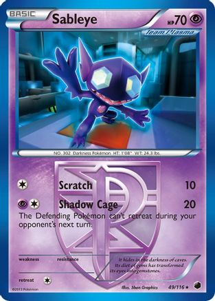 Sableye (Team Plasma)  - Rare