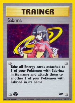 Sabrina (20)  - 1st Edition Holofoil - Holo Rare