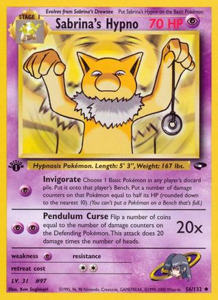 Sabrina's Hypno 056  - 1st Edition - Uncommon