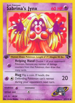 Sabrina's Jynx 057  - 1st Edition - Uncommon