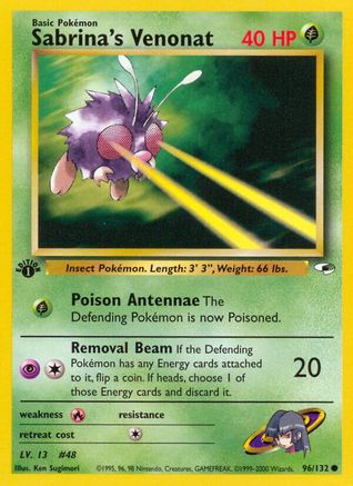 Sabrina's Venonat 096  - 1st Edition - Common