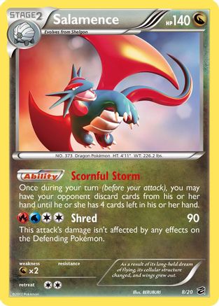 Salamence (8/20) [Noir et Blanc : Dragon Vault] 
