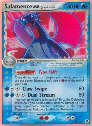 Salamence ex (Delta Species)  - Holofoil - Ultra Rare