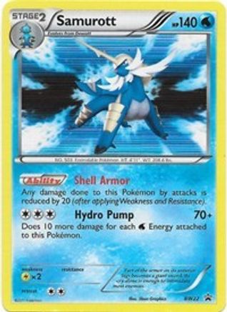 Samurott (BW22) [Noir et blanc : promotions Black Star] 