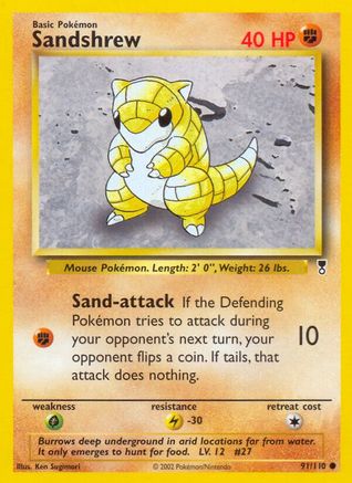 Sandshrew (91/110) [Collection Légendaire] 