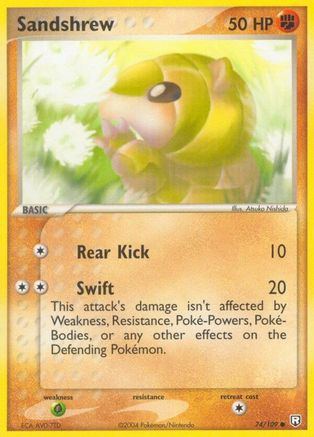 Sandshrew  - Reverse Holofoil - Common