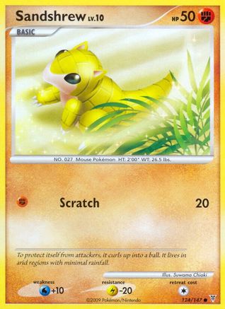 Sandshrew 124  - Common
