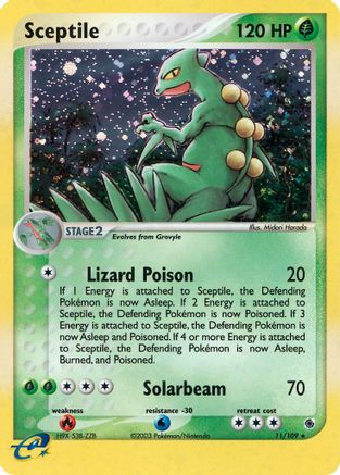 Sceptile - 11/109/109  - Holofoil - Holo Rare