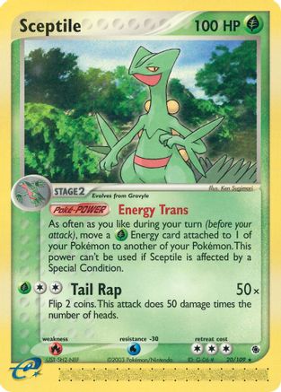 Sceptile - 20/109/109  - Rare