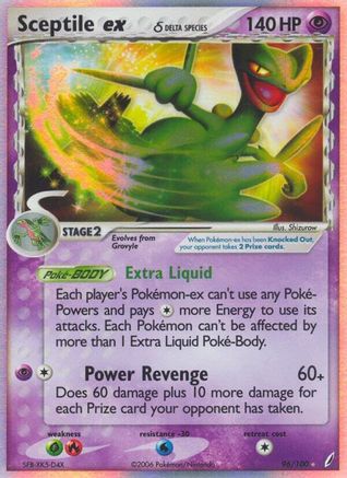 Sceptile ex (Delta Species)/100  - Holofoil - Ultra Rare