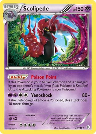 Scolipede  - Holofoil - Holo Rare