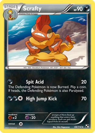 Scrafty  - Rare