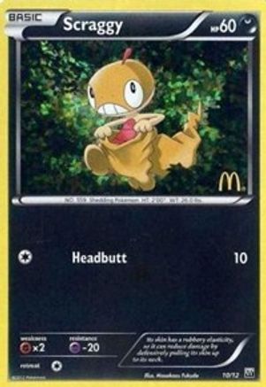 Scraggy (10/12) [Promos McDonald's : Collection 2012] 
