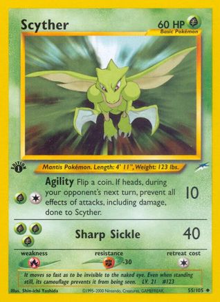 Scyther (55/105) [Neo Destiny 1ère édition] 