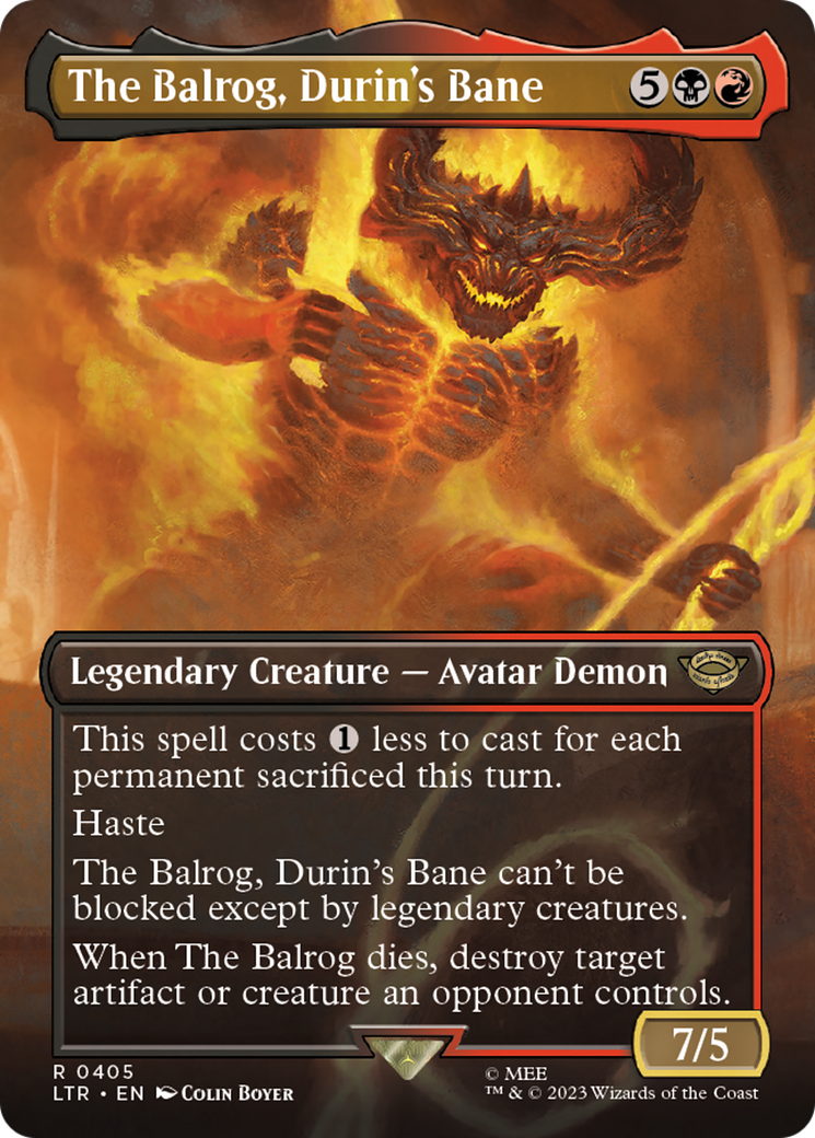 Le Balrog, le Fléau de Durin (Art alternatif sans frontières) [Le Seigneur des Anneaux : Contes de la Terre du Milieu] 