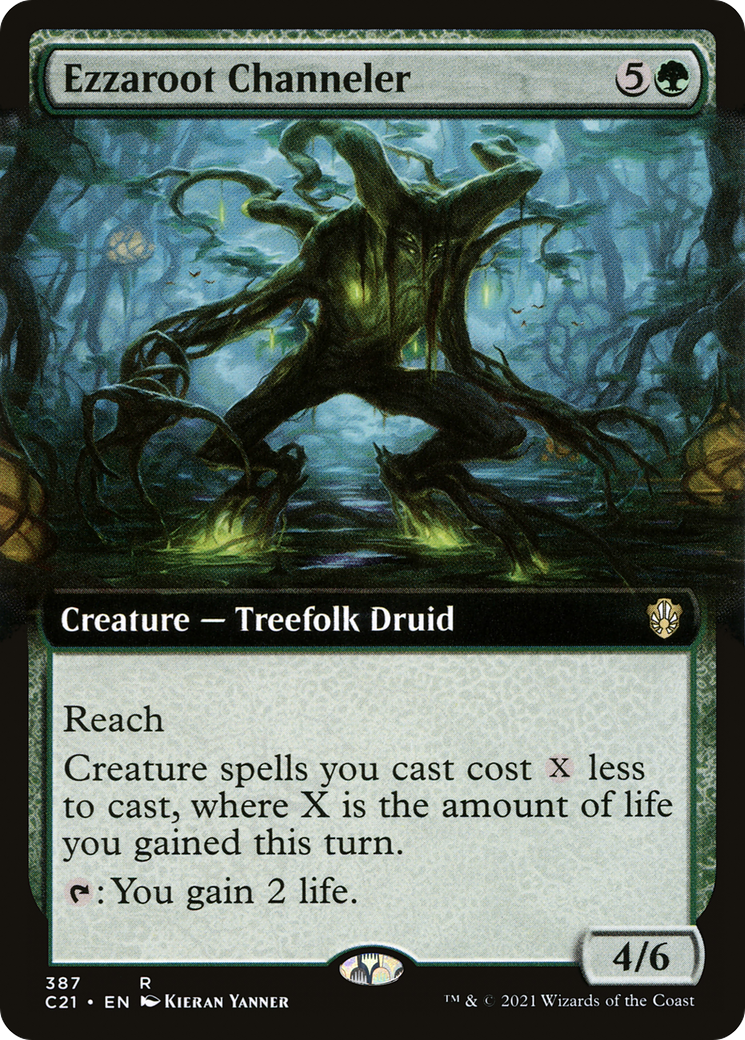 Ezzaroot Channeler (art étendu) [Commander 2021] 