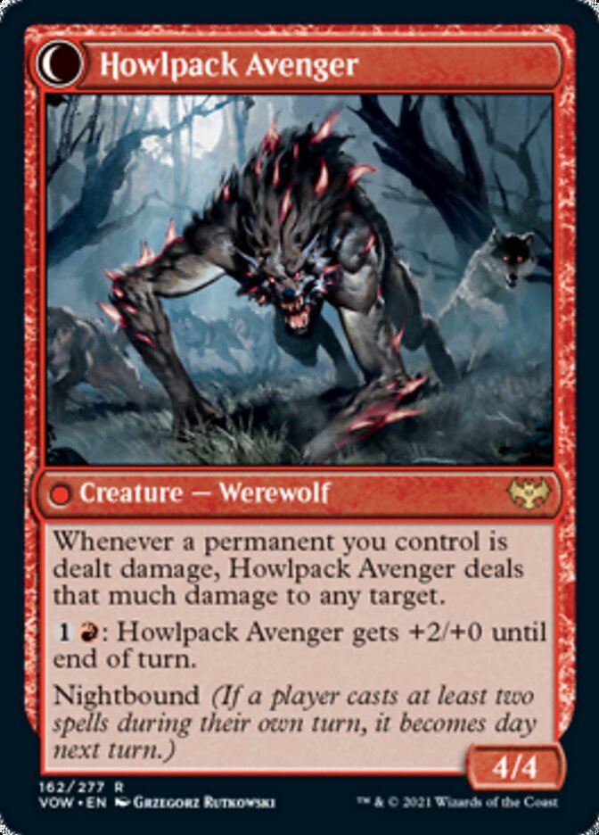 Ill-Tempered Loner (VOW-162) - Innistrad: Crimson Vow: (Double Faced Transform)