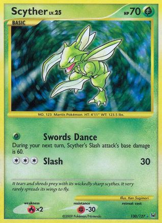 Scyther  - Holofoil - Secret Rare