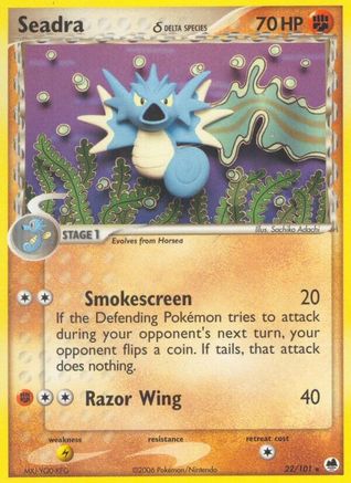 Seadra (Delta Species) 022/101  - Rare