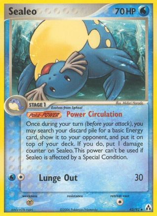 Sealeo (43/92) [EX : Créateur de légendes] 