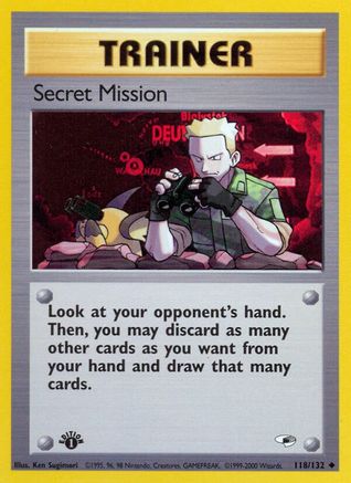 Secret Mission 118  - 1st Edition - Uncommon