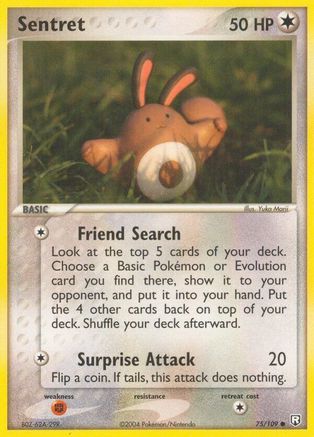 Sentret 075  - Reverse Holofoil - Common