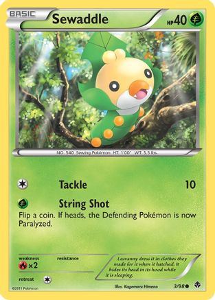 Sewaddle (3)  - Common
