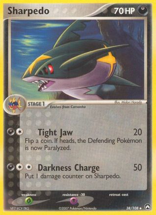 Sharpedo  - Reverse Holofoil - Uncommon