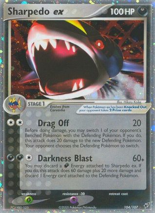 Sharpedo ex  - Holofoil - Ultra Rare