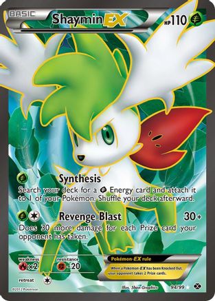 Shaymin EX (94 Full Art)  - Holofoil - Ultra Rare