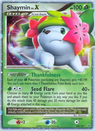 Shaymin Lv.X (Land Forme)  - Holofoil - Ultra Rare