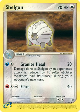 Shelgon (42/97) [EX : Dragon] 