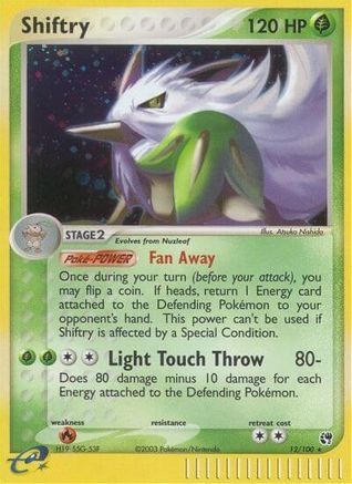 Shiftry - 12/100/100  - Holofoil - Holo Rare