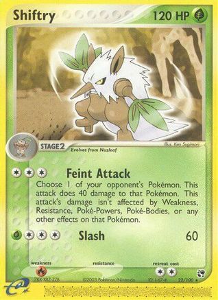 Shiftry - 22/100/100  - Rare