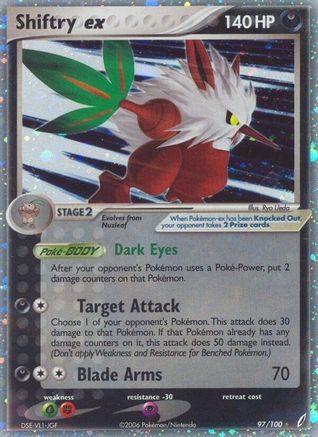 Shiftry ex/100  - Holofoil - Ultra Rare